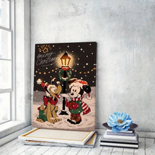 Load image into Gallery viewer, DISNEY MERRY CHRISTMAS . CANVAS WALL ART
