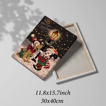 Load image into Gallery viewer, DISNEY MERRY CHRISTMAS . CANVAS WALL ART
