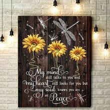 Load image into Gallery viewer, MY SOUL KNOWS YOU ARE AT PEACE . CANVAS WALL ART
