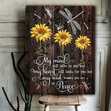 Load image into Gallery viewer, MY SOUL KNOWS YOU ARE AT PEACE . CANVAS WALL ART
