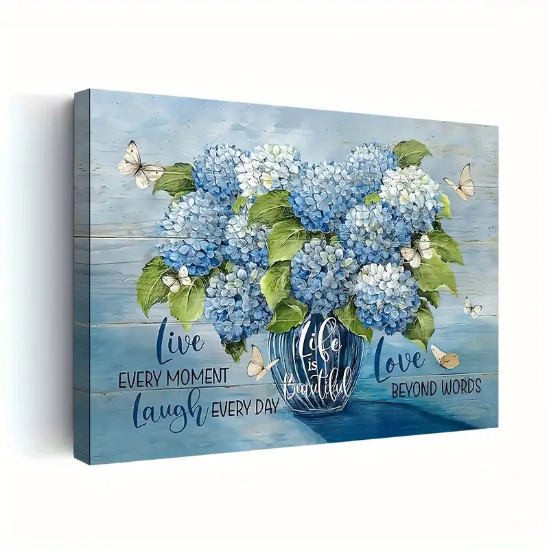 LIVE EVERY MOMENT . CANVAS WALL ART