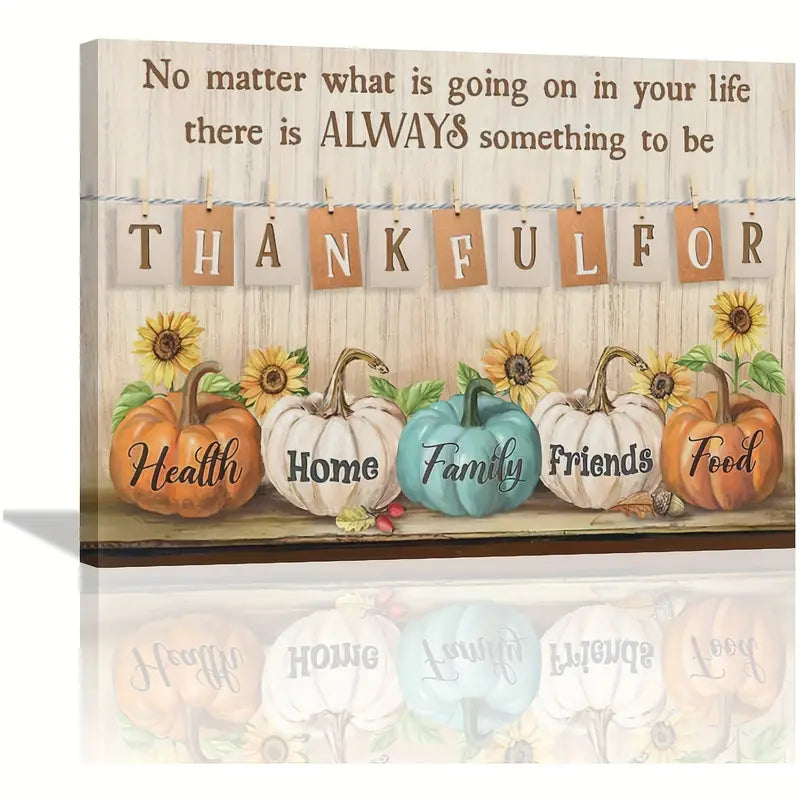 THANKFUL FOR . CANVAS WALL ART