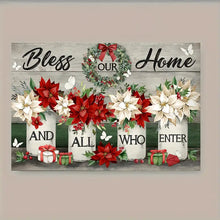 Load image into Gallery viewer, BLESS OUR HOME . CANVAS WALL ART
