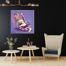 Load image into Gallery viewer, POLKA DOT STILETTOS . DIAMOND ART by MishL
