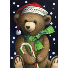 Load image into Gallery viewer, HOLIDAY BEAR . DIAMOND PAINTING
