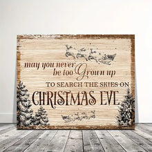 Load image into Gallery viewer, CHRISTMAS EVE . CANVAS WALL ART
