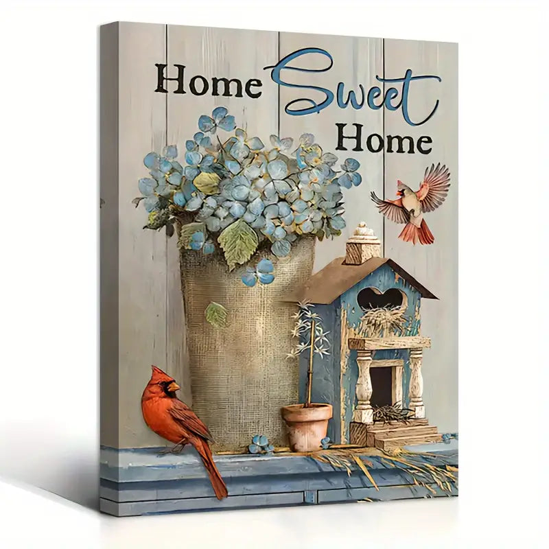 HOME SWEET HOME . CANVAS WALL ART