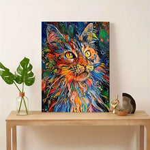 Load image into Gallery viewer, MODERN CAT . CANVAS WALL ART
