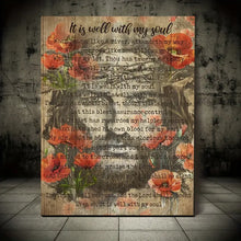 Load image into Gallery viewer, IT IS WELL WITH MY SOUL . CANVAS WALL ART
