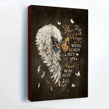 Load image into Gallery viewer, YOUR WINGS WERE READY . CANVAS WALL ART
