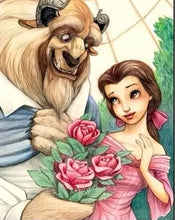 Load image into Gallery viewer, DISNEY&#39;S BEAUTY AND THE BEAST . DIAMOND ART by MishL
