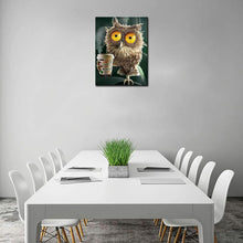 Load image into Gallery viewer, CAFFEINATED OWL . DIAMOND PAINTING
