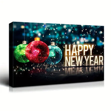 Load image into Gallery viewer, HAPPY NEW YEAR . CANVAS WALL ART
