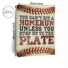 Load image into Gallery viewer, YOU CAN&#39;T HIT A HOME RUN . CANVAS WALL ART
