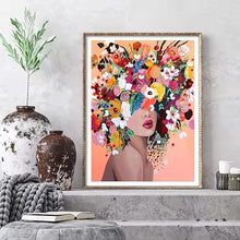 Load image into Gallery viewer, BEAUTY FULL FLOWERS . DIAMOND ART by MishL
