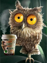 Load image into Gallery viewer, CAFFEINATED OWL . DIAMOND PAINTING
