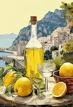 Load image into Gallery viewer, LEMONCELLO . DIAMOND ART by MishL
