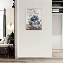 Load image into Gallery viewer, EVERY DAY IS A NEW BEGINNING . LAVENDER . CANVAS WALL ART
