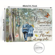 Load image into Gallery viewer, YOU LEFT ME BEAUTIFUL MEMORIES . CANVAS WALL ART
