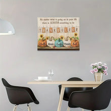 Load image into Gallery viewer, THANKFUL FOR . CANVAS WALL ART
