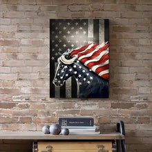 Load image into Gallery viewer, AMERICAN STALLION . CANVAS WALL ART
