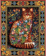 Load image into Gallery viewer, TAPESTRY CAT . DIAMOND PAINTING
