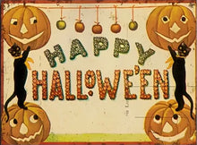 Load image into Gallery viewer, HAPPY HALLOWEEN . CANVAS WALL ART
