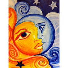 Load image into Gallery viewer, SUN &amp; MOON . DIAMOND ART by MishL

