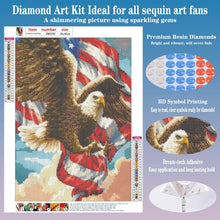 Load image into Gallery viewer, AMERICAN EAGLE . DIAMOND PAINTING
