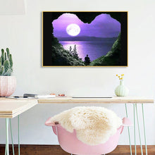 Load image into Gallery viewer, PURPLE SUNSET . DIAMOND PAINTING
