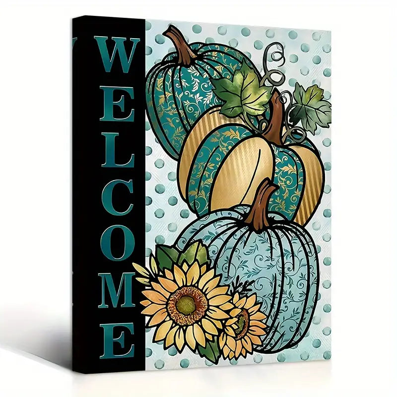 WELCOME . CANVAS WALL ART