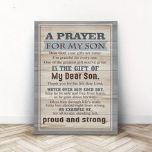 Load image into Gallery viewer, A PRAYER FOR MY SON . CANVAS WALL ART
