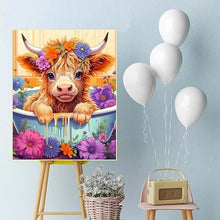 Load image into Gallery viewer, BABY HIGHLAND BATH . DIAMOND ART by MishL
