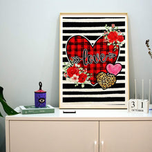 Load image into Gallery viewer, PLAID HEART . DIAMOND PAINTING
