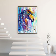 Load image into Gallery viewer, WATERCOLOR HORSE . DIAMOND PAINTING
