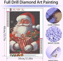 Load image into Gallery viewer, JOLLY OLD SANTA . DIAMOND PAINTING
