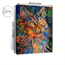 Load image into Gallery viewer, MODERN CAT . CANVAS WALL ART
