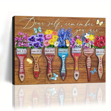 Load image into Gallery viewer, DEAR SELF, REMEMBER YOU ARE . CANVAS WALL ART
