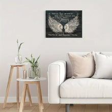 Load image into Gallery viewer, THOSE WE LOVE CAN NEVER BE MORE THAN A THOUGHT AWAY . CANVAS WALL ART
