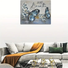 Load image into Gallery viewer, JUST BREATHE . CANVAS WALL ART
