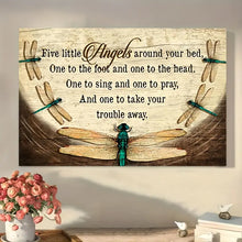 Load image into Gallery viewer, FIVE LITTLE ANGELS . CANVAS WALL ART
