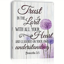 Load image into Gallery viewer, TRUST IN THE LORD . CANVAS WALL ART
