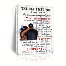 Load image into Gallery viewer, THE DAY I MET YOU . CANVAS WALL ART
