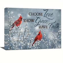 Load image into Gallery viewer, LOVE . GRACE . FAITH . CANVAS WALL ART
