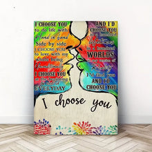 Load image into Gallery viewer, I CHOOSE YOU . CANVAS WALL ART
