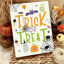 Load image into Gallery viewer, TRICK OR TREAT . CANVAS WALL ART
