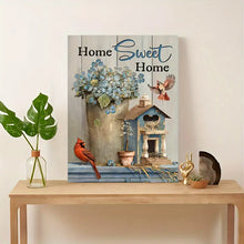 Load image into Gallery viewer, HOME SWEET HOME . CANVAS WALL ART
