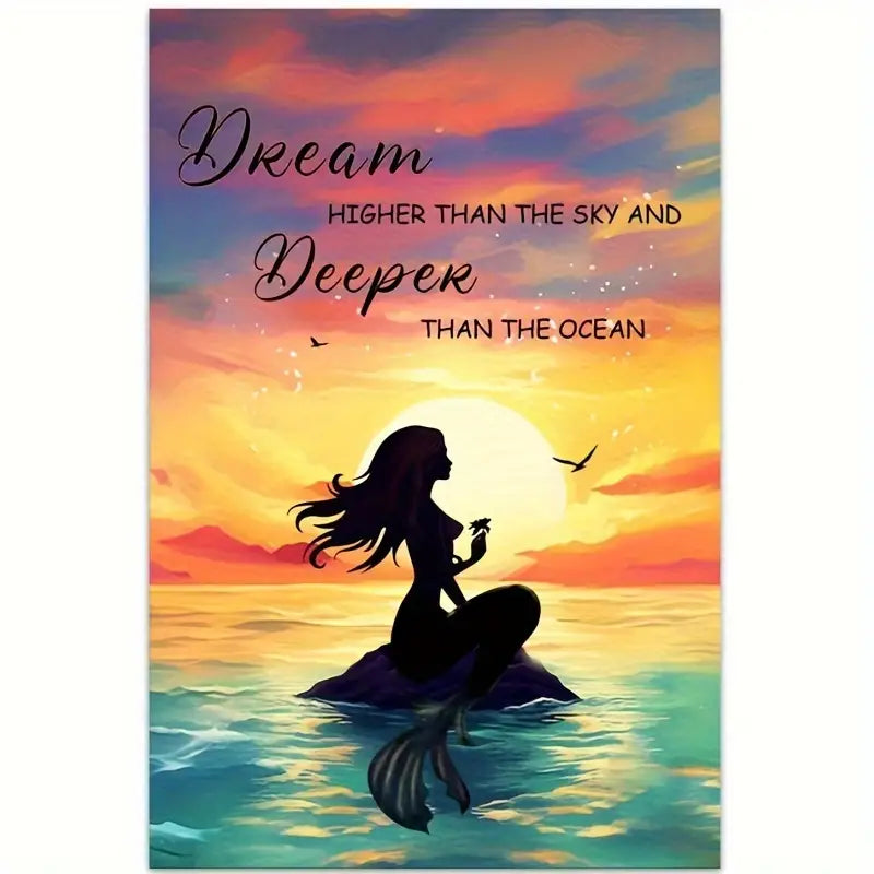 DREAM HIGHER THAN THE SKY . CANVAS WALL ART