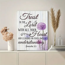 Load image into Gallery viewer, TRUST IN THE LORD . CANVAS WALL ART
