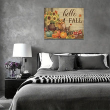 Load image into Gallery viewer, HELLO FALL . CANVAS WALL ART
